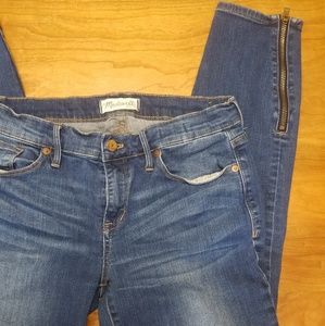 Madewell Jeans With Zipper Cuff Size 29